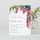 Invitation Amalfi coast Mediterranean Italian bridal shower (Debout devant)