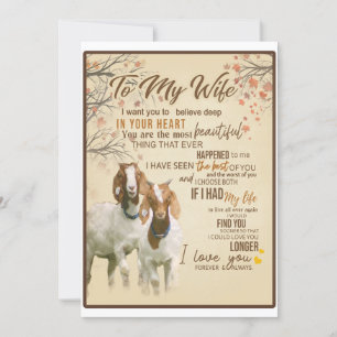 Invitation Amant de femme À ma femme je t'aime pour toujour