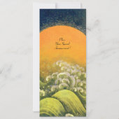 Invitation AMATÉRASU, GODDESS SOLEIL, vert jaune noir (Dos)