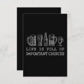 Invitation Amateur de bière | Choix importants Bière (Devant / Derrière)