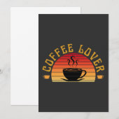 INVITATION AMATEUR DE CAFÉ (Devant / Derrière)