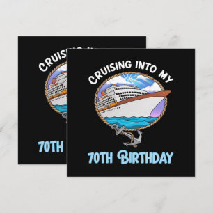 Invitation Amateur de croisière naviguant vers mes 70 ans