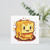 Invitation Amateur de fromage grillé (Debout devant)