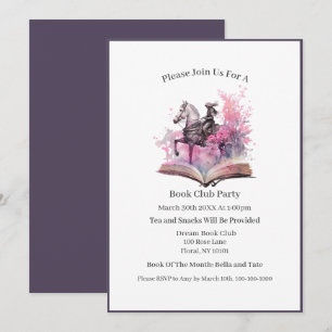 Invitation Amateur de livres fantastiques, Club de lecture