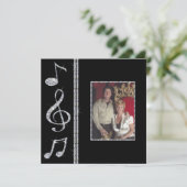 Invitation Amateurs de musique Diamond Shimmer sur le Mariage (Debout devant)