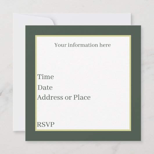 Invitation amateurs de pique-nique mignonette Plaques de papi (Dos)