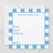 Invitation Amateurs de Rooster du Pays Cute (Dos)