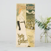 Invitation Ambassadeurs Yvette Guilbert par Steinlen Annivers (Debout devant)