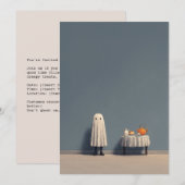 Invitation Ambiance de thé fantomatique (Devant / Derrière)