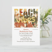 Invitation ambiance plage (Debout devant)