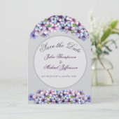 Invitation Ambiance romantique et poétique Pastel Lilac (Debout devant)