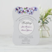 Invitation Ambiance romantique et poétique Pastel Lilac (Debout devant)