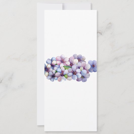 Invitation Ambiance romantique et poétique Pastel Lilac (Dos)