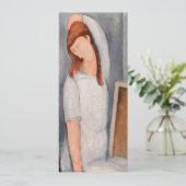 Invitation Amedeo Modigliani - Portrait Jeanne Hebuterne #1 (Debout devant)