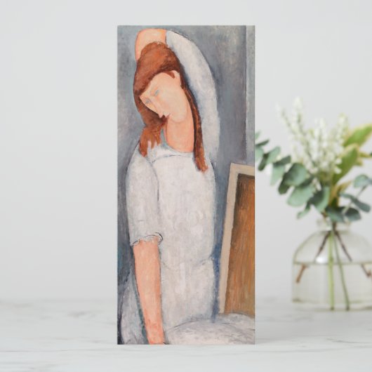 Invitation Amedeo Modigliani - Portrait Jeanne Hebuterne #1 (Debout devant)