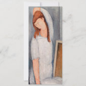 Invitation Amedeo Modigliani - Portrait Jeanne Hebuterne #1 (Devant)