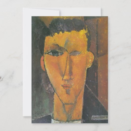 Invitation Amedeo Modigliani - Raymond Radiguet (Devant)