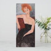 Invitation Amedeo Modigliani - Robe de soirée pour filles rou (Debout devant)