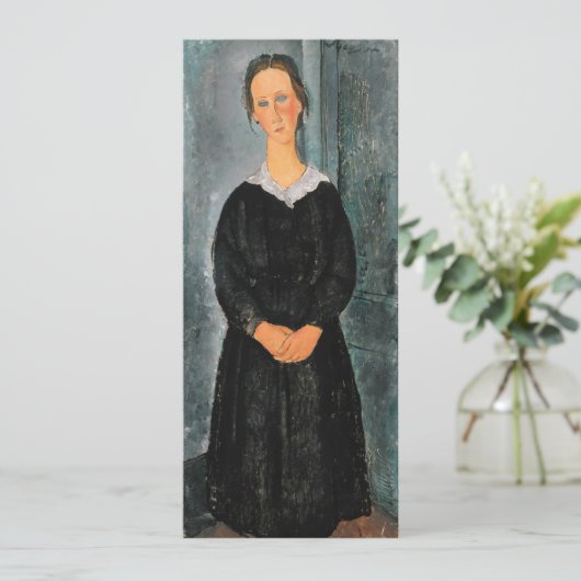 Invitation Amedeo Modigliani - Serveuse (Debout devant)