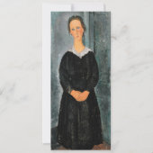 Invitation Amedeo Modigliani - Serveuse (Devant)