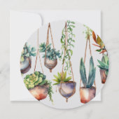 Invitation Amène un parti à la Chambre des Plantes (Dos)