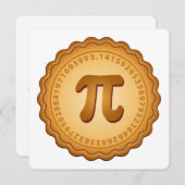 Invitation Amenez PIE à la fête du Pi Day (Devant / Derrière)