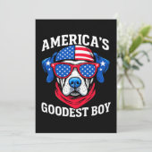 Invitation America’s Goodest Boy Dog (Debout devant)