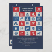 Invitation américaine d'élection (Devant / Derrière)