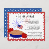 Invitation American Apple Pie (Devant / Derrière)