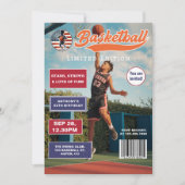 Invitation American Boy Basketball Magazine Couverture Annive (Devant)