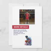 Invitation American Boy Basketball Magazine Couverture Annive (Dos)