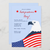 Invitation American Eagle 4 juillet (Devant / Derrière)