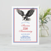 Invitation American Eagle America 250 Anniversary Party (Debout devant)