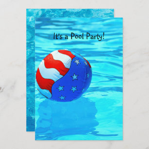 Invitation American Flag Ball