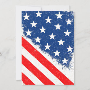 Invitation American Flag Shirt USA Patriotique Star Stripes