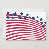 Invitation American Flag Stars and Stripes Memorial Day BBQ (Dos)