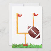 Invitation American Football Twins ou Joint Anniversaire (Dos)