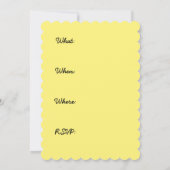 Invitation American Goldfinch - Photo originale (Dos)