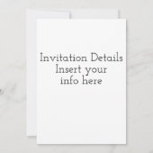 Invitation American gothique classique peinture Grant Wood (Dos)