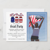 Invitation American Mason Jars Graduation Photo (Devant)
