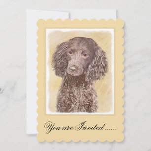 Invitation American Water Spaniel Peinture - Original Dog Art