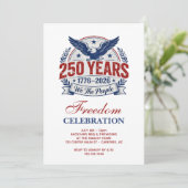Invitation America's 250th Anniversary Event (Debout devant)
