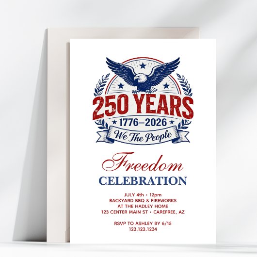 Invitation America's 250th Anniversary Event