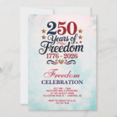 Invitation America's 250th Anniversary Party (Devant)