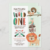 Invitation Amérindien Pow Wow Anniversaire (Devant / Derrière)