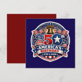 Invitation Amérique 250 (Devant / Derrière)