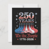 Invitation Amérique 250 Ans 4 juillet (Devant)
