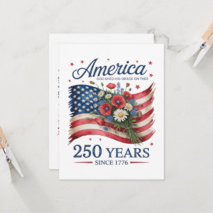 Invitation Amérique 250 Ans de Liberté 1776 2026