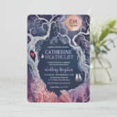 Invitation Âmes éternelles | Mariage de réception Tarot (Debout devant)