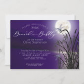 Invitation Amethyst Brunch Pleine lune mousseuse (Devant)